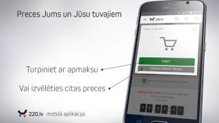 Mobilais veikals 220lv  tas ir tirdzniecības centrs Jūsu kabatā [upl. by Neenej]