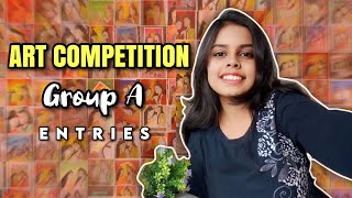 Art Competition Entries🤩🏆 Group A The Arts Cafe [upl. by Alyce183]