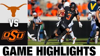 Texas vs 6 Oklahoma State Highlights  Week 9 2020 College Football Highlights [upl. by Verdi]