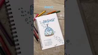 Creative Bullet Journal Cover Page Ideas for August  Inspiring Bujo Designs bulletjournal bujo [upl. by Dill370]