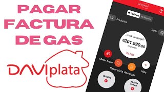 como PAGAR el RECIBO DEL GAS por DAVIPLATA ✅ 2024 ✅ [upl. by Teemus]