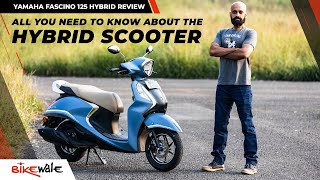 Yamaha Fascino 125 Hybrid Review  Positives amp Negatives Explained  Road Test  BikeWale [upl. by Scharff]