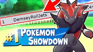 How I hit 1 on Pokemon Showdown with ZOROARK [upl. by Osmund916]