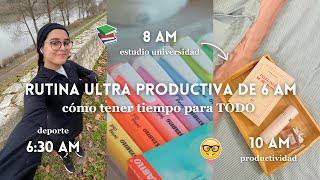 Mi Rutina de Mañana Productiva de 6 AM como Estudiante de Último Semestre de Física [upl. by Attena]