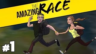 The Amazing Race Special Podcast with Burnie amp Ashley 1  Rooster Teeth [upl. by Aynik]