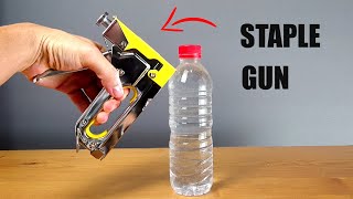 How to Use Manual Staple Gun  Best Crown Stapler for Upholstery and Fencing [upl. by Eshman]