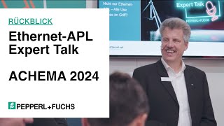 „Gamechanger“ EthernetAPL Expert Talk auf der ACHEMA 2024 [upl. by Rosalinde]