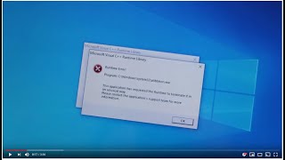 How To Fix Runtime Error For Windows 10  Any Computer [upl. by Elimaj382]