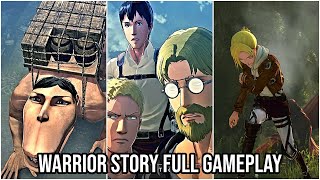 Reiner Annie amp Bertholdt The Warriors Story  Attack On Titan 2 Final Battle 2K60fps [upl. by Teeter]