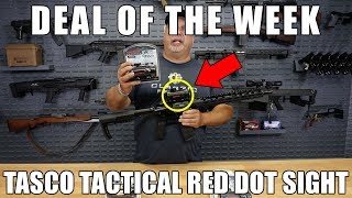 Deal Of The Week  Tasco Tactical Red Dot Sight [upl. by Amsab17]