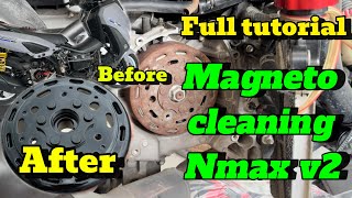 NMAX V2 Magneto amp stator cleaning [upl. by Certie]