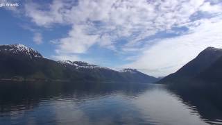 Norway Nature  Norway Fjords  Kinsarvik Utne Ferry [upl. by Anitrebla]