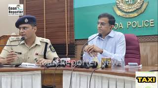 Goan Reporter News Press conference by Goa DGP Alok Kumar and cyber SP Rahul Gupta [upl. by Suoiluj]