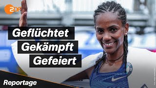 Wird sie Deutschlands erfolgreichste Marathonläuferin – Melat Kejeta  SPORTreportage – ZDF [upl. by Rumpf821]