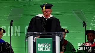 Arthur M Blank 63 H98 2024 Babson College Undergraduate Commencement Address [upl. by Nims637]