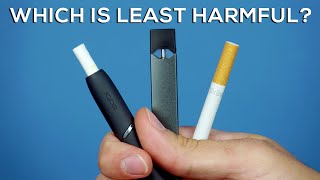 Vaping vs Smoking vs IQOS Which is Least Harmful 🚬 [upl. by Oralie950]