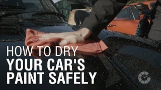 How to Dry Your Paint Safely  Autoblog Details [upl. by Annaoj]