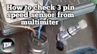 How to check 3pin speed sensor for toyota  Isuzu [upl. by Rangel]