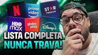 MELHOR LISTA IPTV  Lista completa NUNCA TRAVA [upl. by Lahpos659]