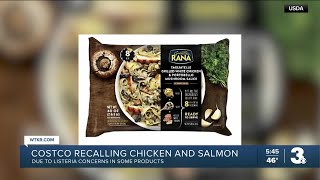 Costco recalling chicken and salmon products due to listeria concerns [upl. by Aicilak174]