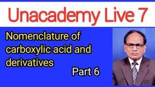 Nomenclature of carboxylic acid [upl. by Ignatz]