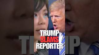 President Trump Embarrasses Reporter with THIS Brutal Response 😱🚨 shorts [upl. by Norehc142]