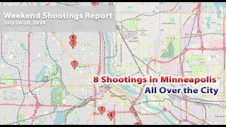 8 Shootings in Minneapolis 18 in Chicago 5 in Nashville amp Theyre all over the City [upl. by Talya935]