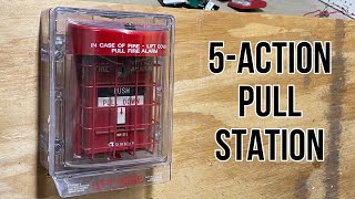 Making a 5Action Fire Alarm Pull Station  How hard can I make it to activate this pull station [upl. by Sneed]