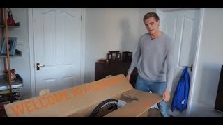 Canyon Speedmax CF 70 2018 Unboxing  Ironman Bike [upl. by Llerrem193]