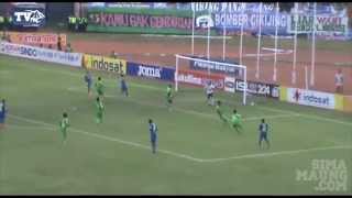 Highlight Persib vs Persebaya Babak 8 Besar ISL 2014 [upl. by Eillak]