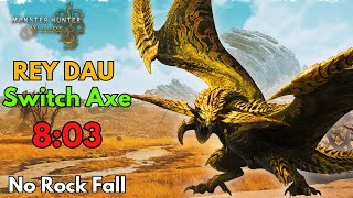 【MHWilds Beta】 Rey Dau Switch Axe 803  No Rock Cheese or Natural traps [upl. by Anehc579]