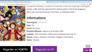 Comment faire pour regarder One Piece en VOSTFR [upl. by Amorita]