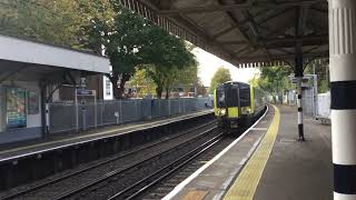 450115450016 passes straight through Platform 1 Mortlake Greater London 18102024 [upl. by Letrice]