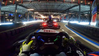 GoPro POV of the WORLDS LARGEST Karting Track Supercharged Entertainment NJ [upl. by Iand]