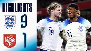 England U21 91 Serbia U21  Young Lions Put 9 Past Serbia  Highlights [upl. by Bertrand863]