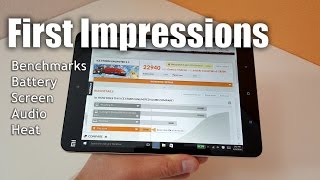 Xiaomi Mi Pad 2 Windows First Impressions Benchmarks amp Audio [upl. by Milore]