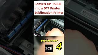 Convert Epson XP15000 into DTF or Sublimation Printer  4 [upl. by Narmis]