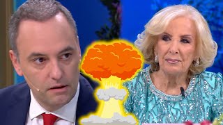 ¡FILOSA Mirtha atacó a preguntas a Adorni sobre la pobreza en Argentina y los despidos en el Estado [upl. by Aserehc]