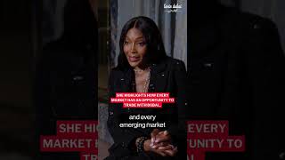 Naomi Campbell explains to a Bloomberg journalist why everyone is choosing Dubai for business ❤️ [upl. by Enneiluj377]