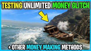 Mythbusting GTA Weekly update Money Methods Unlimited Money Glitch [upl. by Harima757]