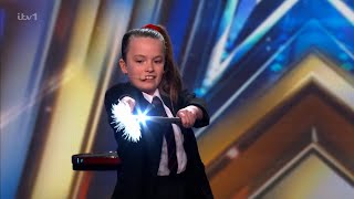 Ella Rose 9yearold Magician Performs Spellbinding Act WOWS Judges [upl. by Nedi]