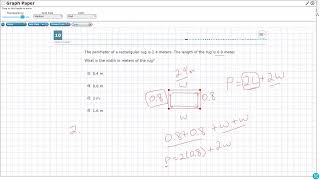 5th Grade STAAR Practice Area Perimeter and Volume 54H  15 [upl. by Marta]