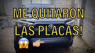 Me Quitaron Las Placas del Carro en El Salvador [upl. by Cychosz]