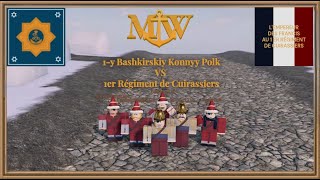 Bashkirskiy vs 1er Cuirassiers  Marque of War [upl. by Ynnob869]