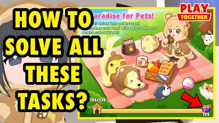 PLAY TOGETHER NEW UPDATE A PARADISE FOR PETSFULL GUIDE haegin playtogether [upl. by Sunev20]