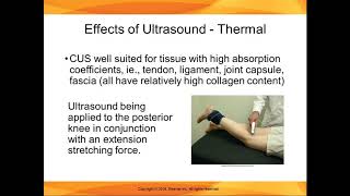 Chapter 9 Lecture Part 3 Thermal and Non thermal Effects of Ultrasound [upl. by Schaeffer738]