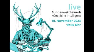 Bundeswettbewerb Künstliche Intelligenz 2023  Finale [upl. by Filberte990]