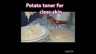 Potato Tonner to make skin clear [upl. by Adnoyek]