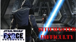 STAR WARS The Force Unleashed  Starkiller vs Vader and The Emperor SITH MASTER DIFFICULTY [upl. by Aynna]