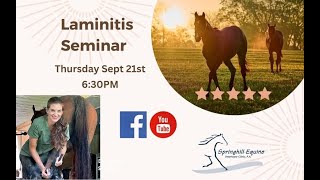 Equine Laminitis Seminar [upl. by Tedmann]